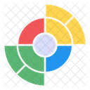 Grafico Sunburst Grafico Sunburst Analise Sunburst Ícone