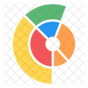 Sunburst Diagramm Sunburst Graph Sunburst Analyse Symbol