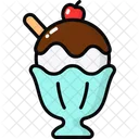 Sundae Ice Cream Dessert Icon