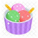 Sundae Ice Cream Gelato Icon