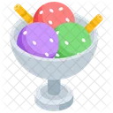 Sundae Gelato Ice Cream Icon