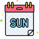 Sunday Month Calendar Icon