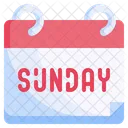 Sunday Time Date Icon