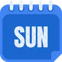Sunday Sun 7 Days Icon