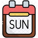 Sunday Time Minute Icon