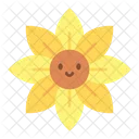 Sunflower Flower Bloom Icon