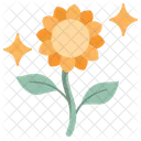 Flat Sunflower Icon