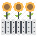 Sunflower Pot Sprout Icon