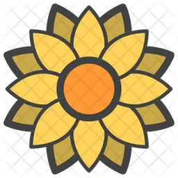 Sunflower Emoji Icon