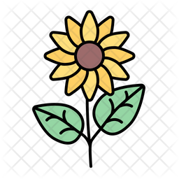 Download Free Sunflower Icon Of Colored Outline Style Available In Svg Png Eps Ai Icon Fonts