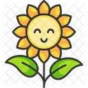 Sunflower Nature Flower Icon