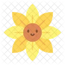 Sunflower Flower Bloom Icon