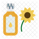 Sunflower Oil Flower Nutrition Icon