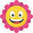 Sunflower Smiley Icon