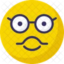 Sunglass Smiley Nerdy Big Grin Emoticons Icon