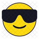 Sunglasses Emoji Emotion Icon
