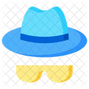 Sunglasses Cap Accessories Icon