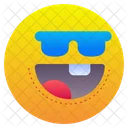 Sunglasses Cool Emoji Icon
