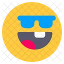 Sunglasses Cool Emoji Icon