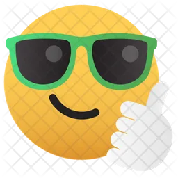 Sunglasses Emoji Icon