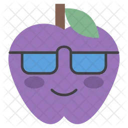 Sunglasses Apple Emoji Icon