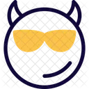 Sunglasses Devil Icon