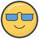 Sunglasses Emoticon  Icon
