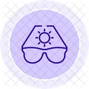 Sunglasses Color Circle Icon Icon