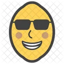 Sunglasses Lemon  Icon