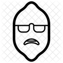 Sunglasses Lemon  Icon
