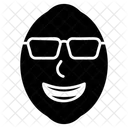 Sunglasses Lemon Face  Icon