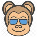 Sunglasses Monkey  Icon