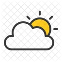 Sunny Weather Cloud Icon