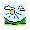 Sunny Day Sun Icon
