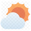 Sunny Cloud Sun Icon