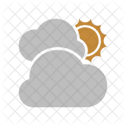 Sunny cloudy  Icon