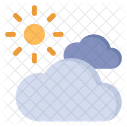 Sunny Cloudy  Icon