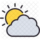 Sunny Day Cloud Forecast Icon