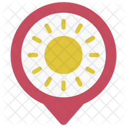 Sunny Location  Icon