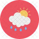 Sun Cloud Thunder Icon