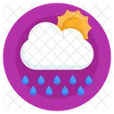 Rainfall Rainy Weather Rainy Cloud Icon