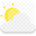 Sunny Cloud Sun Icon