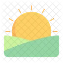Sunrise Sunset Hill Icon