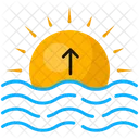 Sea Sun Sunrise Icon