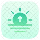 Sunrise Sun Water Icon