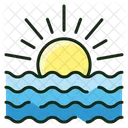 Sunrise Sun Wave Icon