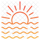 Sunrise Sun Wave Icon