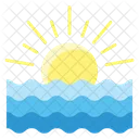Sunrise Sun Wave Icon