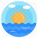 Sunrise Morning Time Daybreak Icon