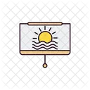 Sunrise Presentation Sunrise Presentation Board Icon